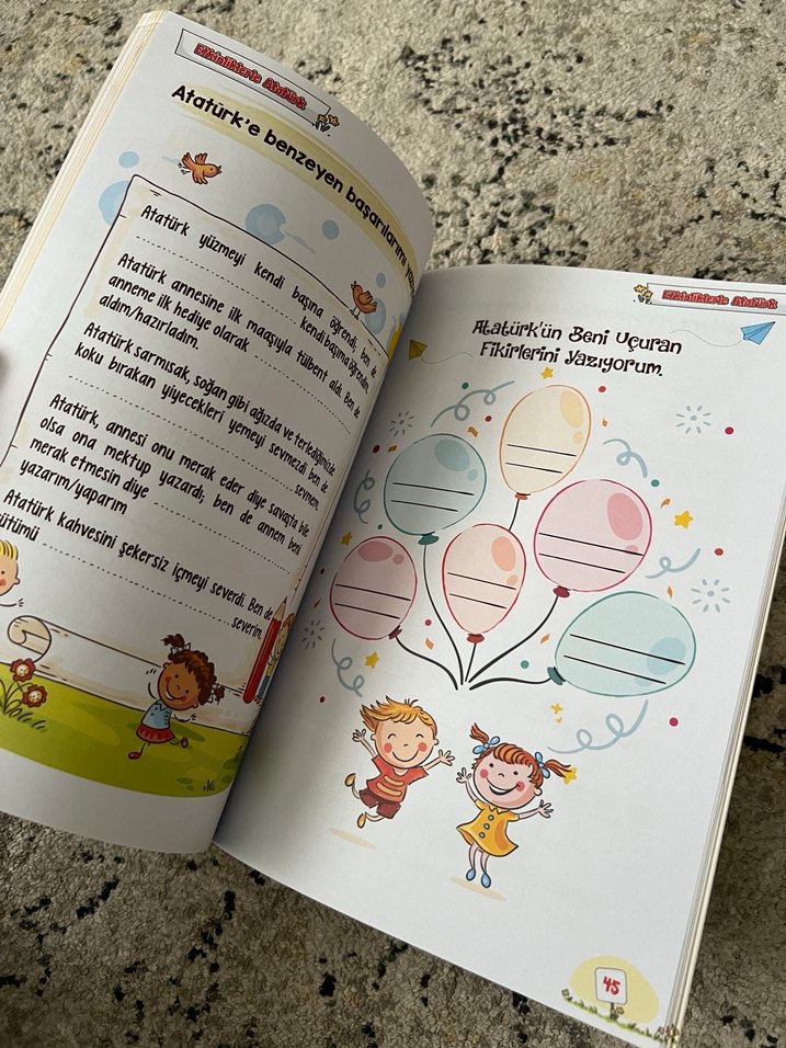 Her Çocuk Biraz Atatürk'tür - 1. Sınıf Etkinlik Kitabı - Görsel 4
