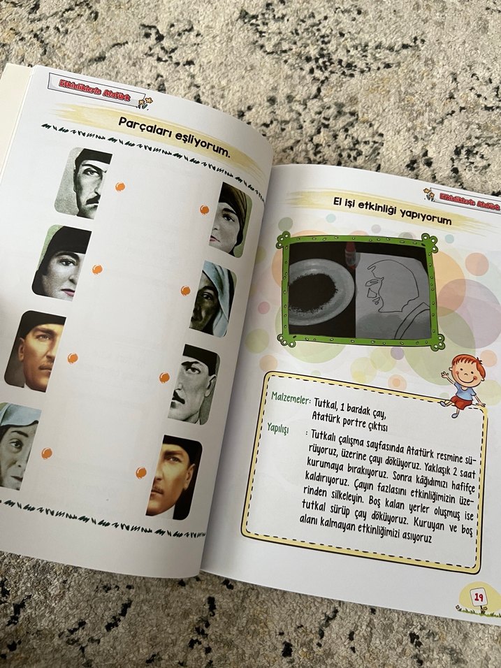 Her Çocuk Biraz Atatürk'tür - 1. Sınıf Etkinlik Kitabı - Görsel 2