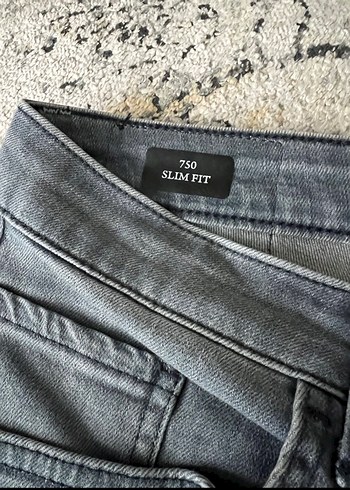 Gri Erkek Denim Pantolon W34/L29 - Görsel 3