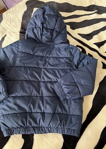 Gri Erkek Çocuk Kapüşonlu Kaban - Görsel 5