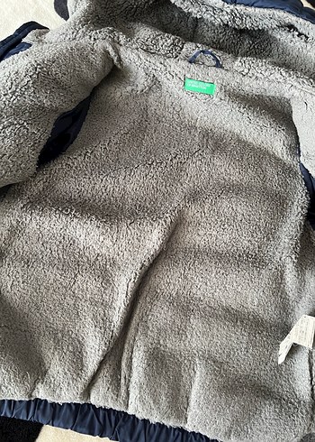 Gri Erkek Çocuk Kapüşonlu Kaban - Görsel 2