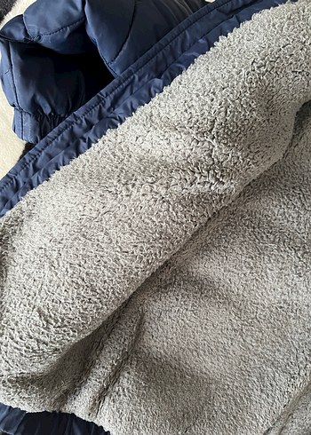 Gri Erkek Çocuk Kapüşonlu Kaban - Görsel 9