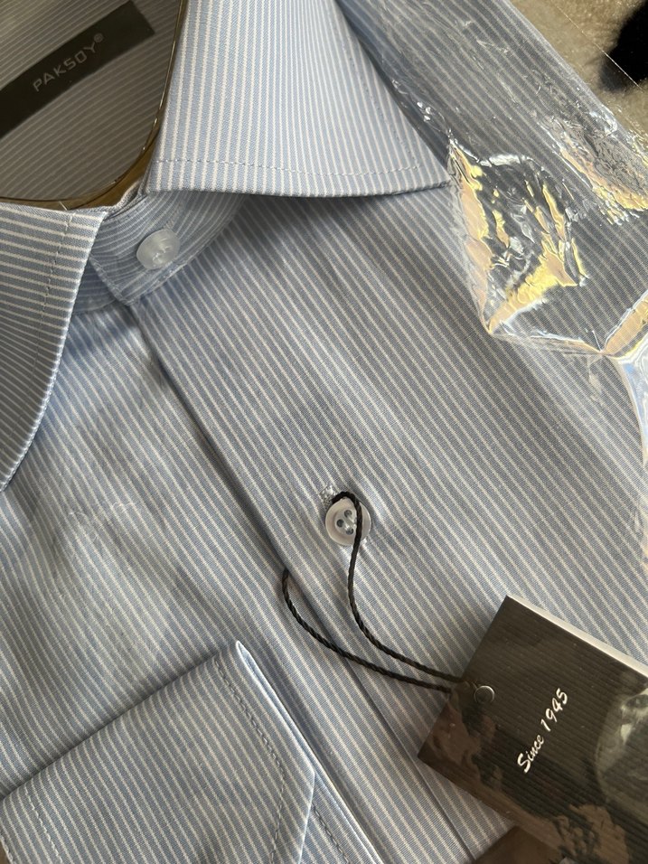 Gri Erkek Regular Fit Uzun Kollu Gömlek - Görsel 2