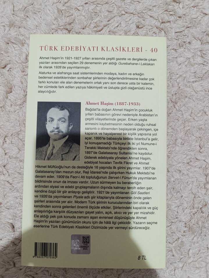 Ahmet Haşim - Gurebahane-i Laklakan Kitabı - Görsel 2