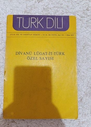 Divanü Lûgat-it-Türk Özel Sayısı Kitap