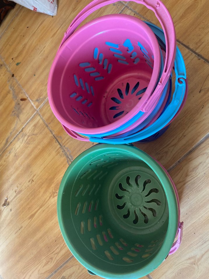 Renkli yumurta mandallık sepet - Görsel 2