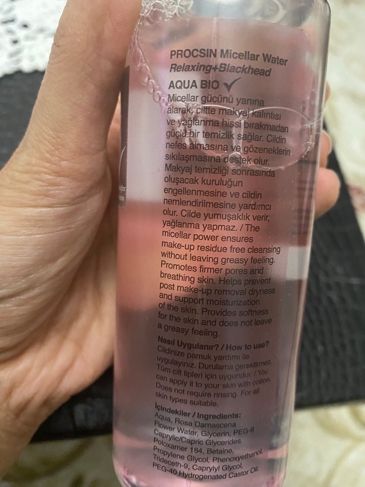 Procsin Micellaar Temizleme Suyu 96 EA - Görsel 5