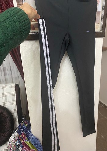 Siyah kadın Tayt - Görsel 4