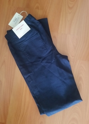 42 Beden Lacivert Tayt Pantalon