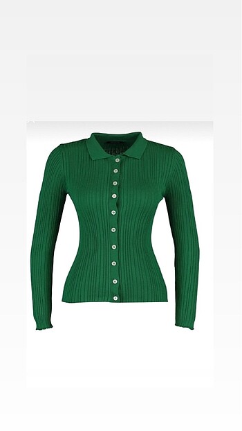 Polo yaka triko hırka