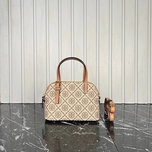 Beden lacivert Renk Tory Burch Emerson Dome Satchel Crossbody Bag
