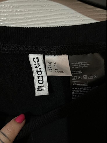 H&M Kısa sweat