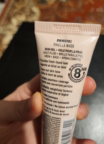  Beden Renk NYX Bare with me 