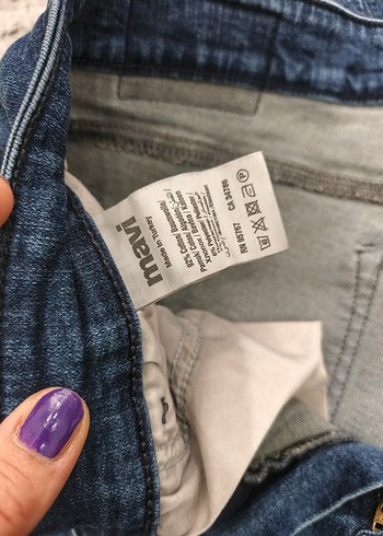 36 Beden Erkek Mavi Denim Regular Fit Pantolon 36/34(2XL
