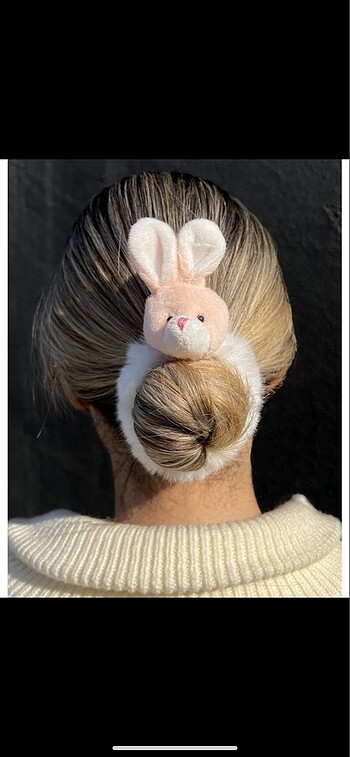 Peluş tavşanlı toka