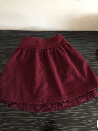 Diğer Bordo mini etek