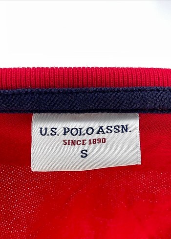 s Beden Kadın Kırmızı Polo Yaka Kısa Kollu Tişört