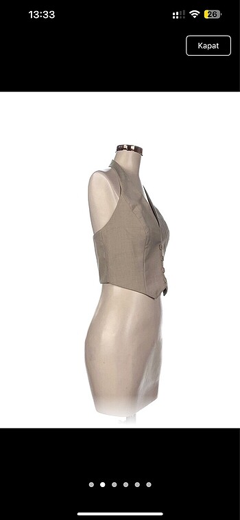 Bershka bershka crop yelek