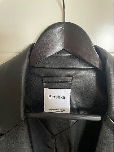 Bershka BERSHKA DERİ BLAZER VATKALI XS