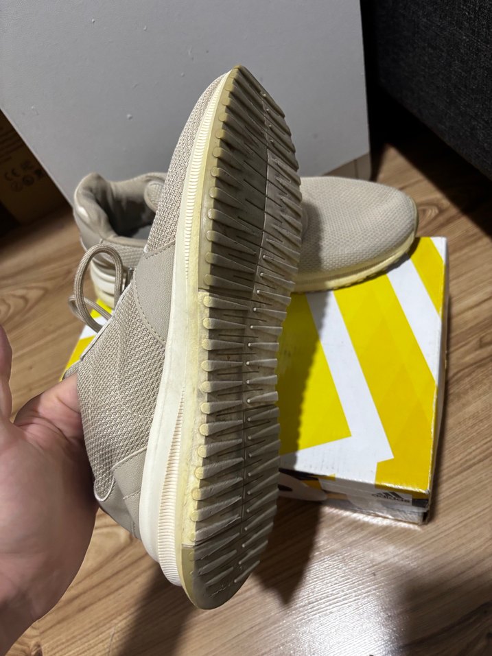 BERSHKA KREM SPOR AYAKKABI 44 NO - Görsel 3