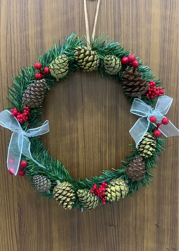 Yılbaşı kapı süsü - Görsel 2