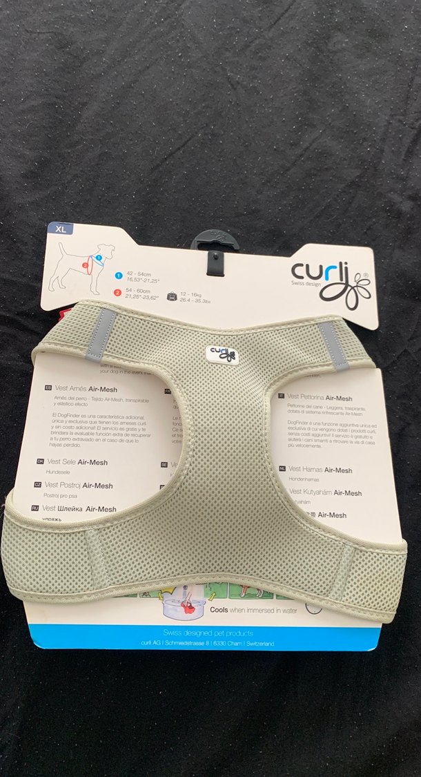 Curli Vest Harness Softshell Köpek Tasması Beyaz XL - Görsel 3
