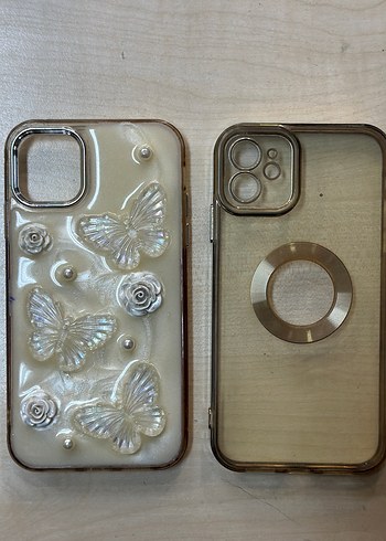 Iphone 11 Payetli Bohem Kelebek Desenli Telefon Kılıfı