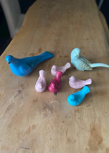 Kuş Biblo,güvercin,muhabbet kuşu,biblo - Görsel 2