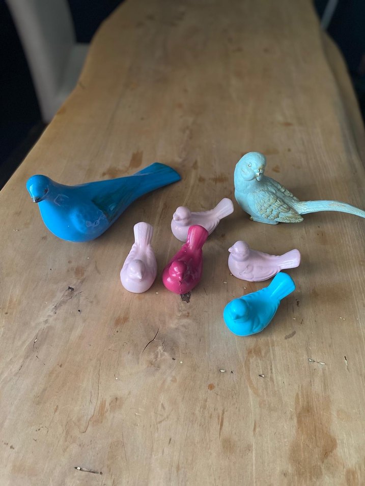 Kuş Biblo,güvercin,muhabbet kuşu,biblo - Görsel 2