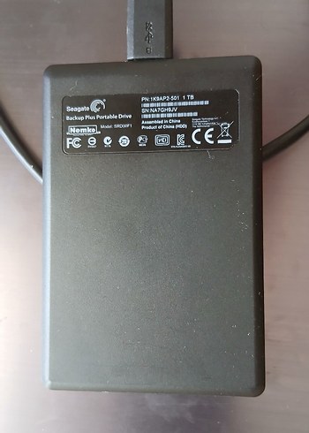 Seagate Gri, Taşınabilir 1 tb, Harici Disk