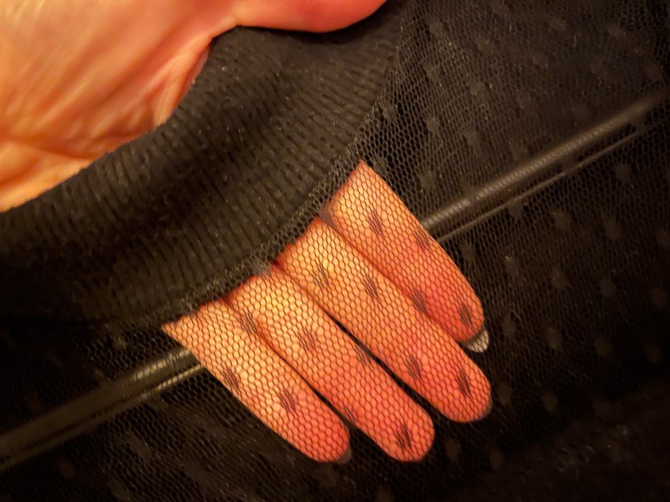 Siyah Yünlü Yüksek Yakalı Kadın Triko Elbise - Görsel 2