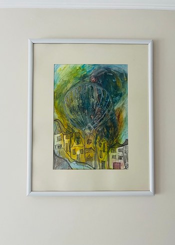 Sulu boya orijinal tablo - Görsel 2