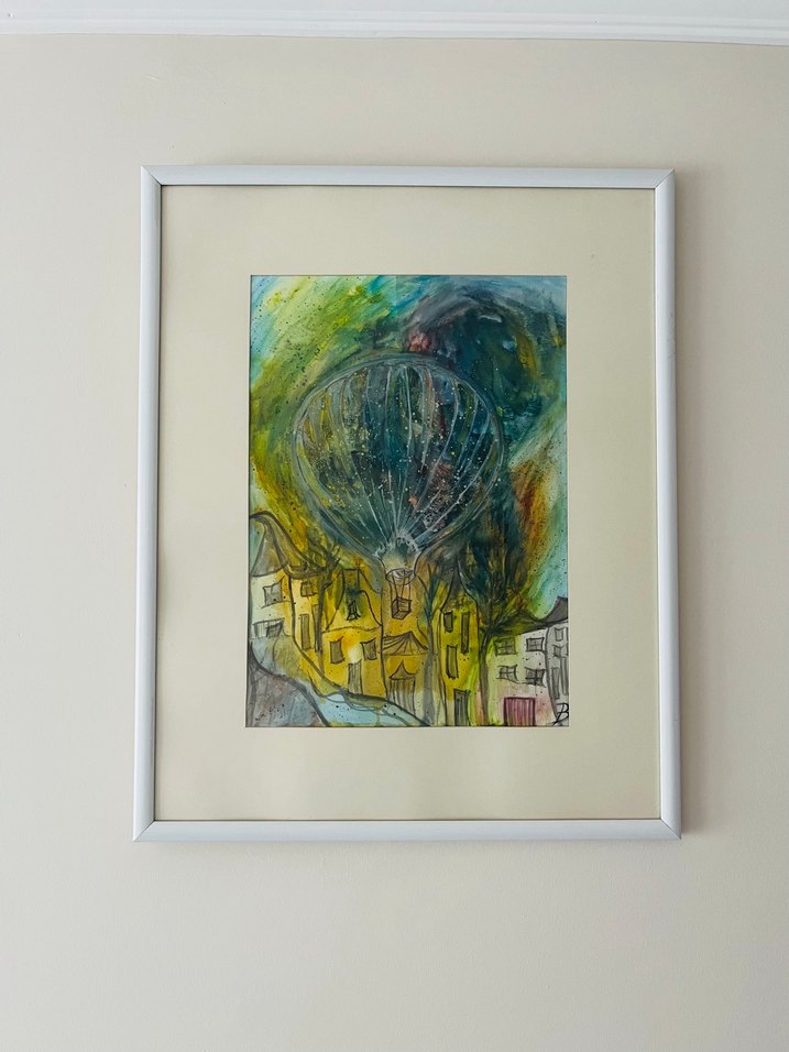 Sulu boya orijinal tablo - Görsel 2