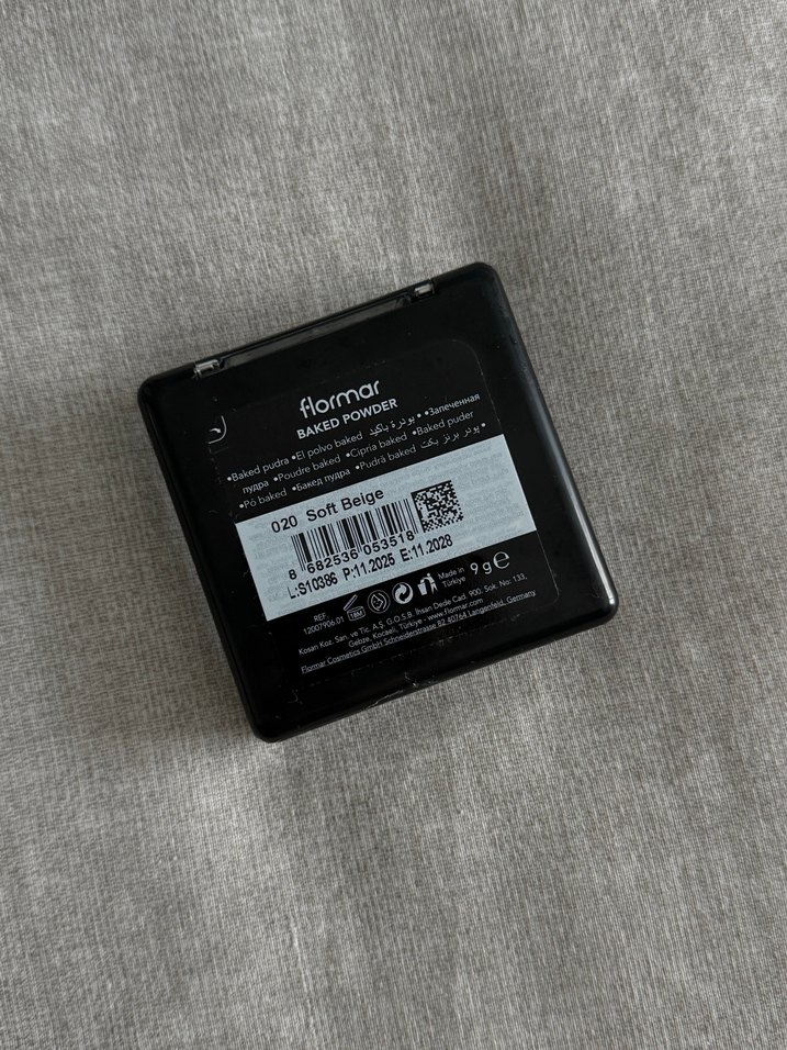 Flormar Baked Powder 020 Soft Beige Kompakt Mat Pudra - Görsel 2