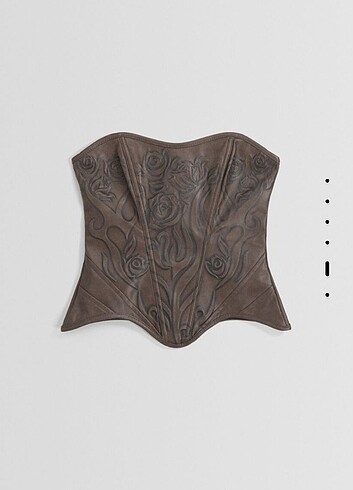Bershka deri korse bluz