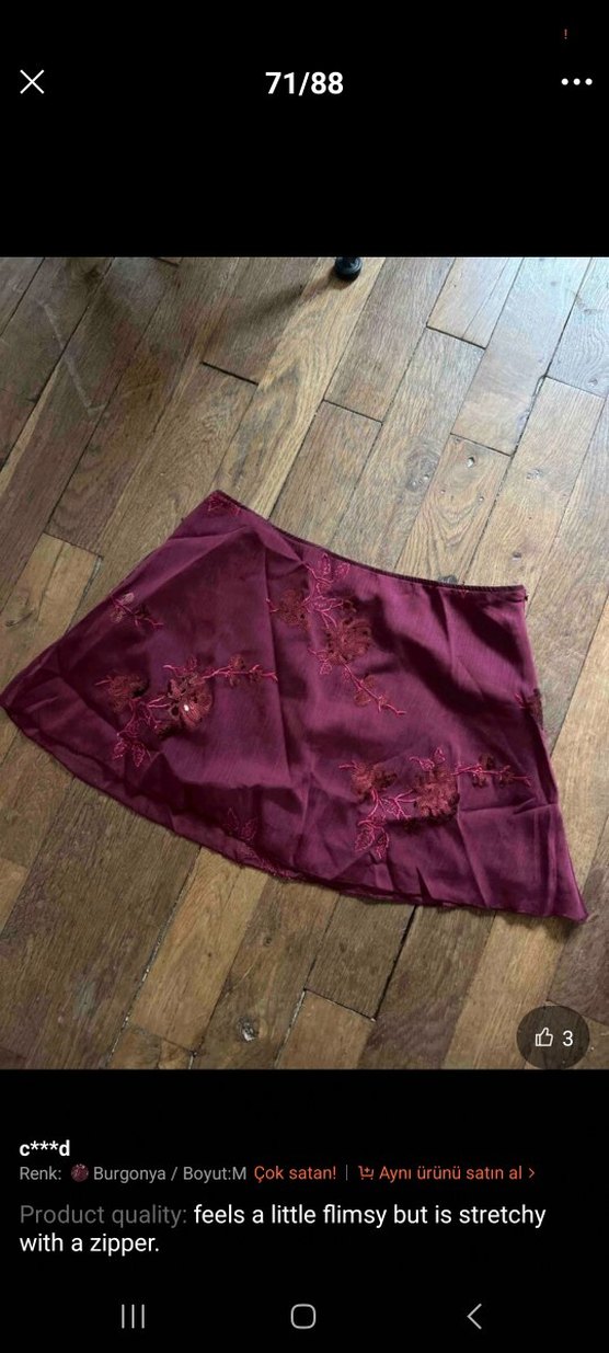 işlemeli etek - Görsel 2