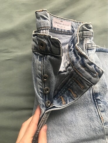 36 Beden mavi Renk Cross jean