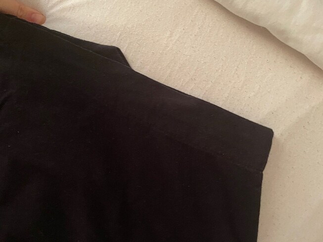 s Beden siyah Renk Vatka görünümlü tshirt