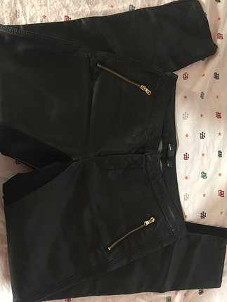 40 Beden Deri batik pantolon