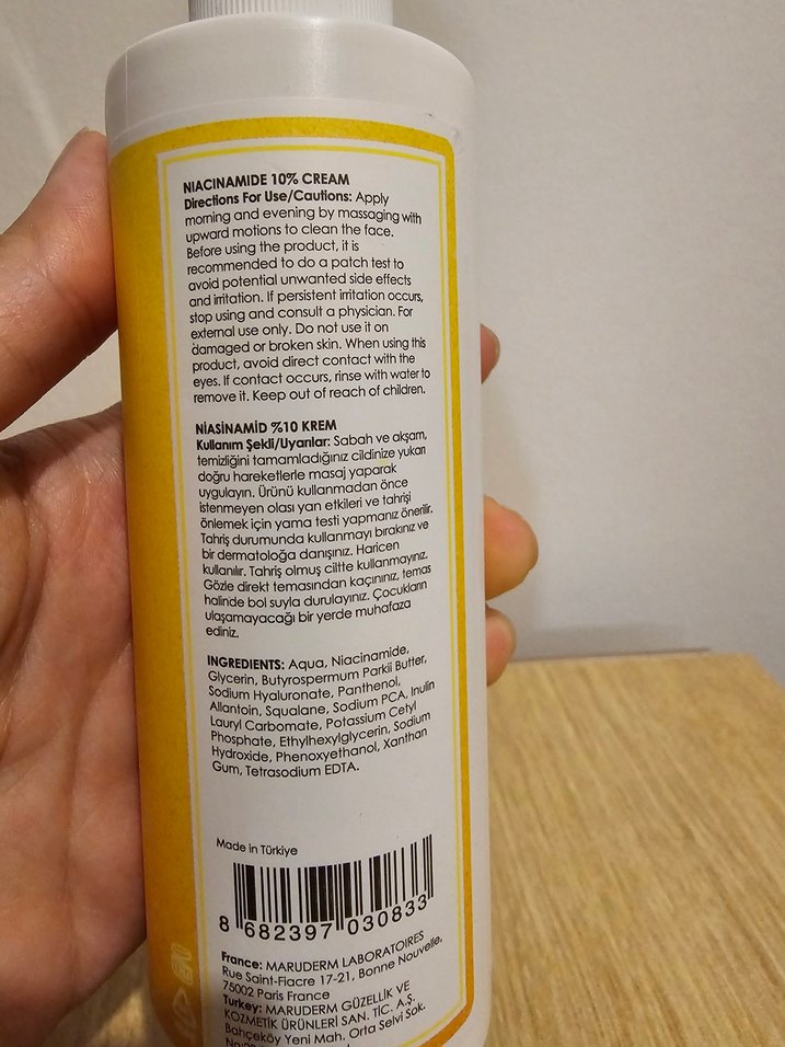 Maru Derm Niacinamide %10 El Kremi 200 ml - Görsel 2