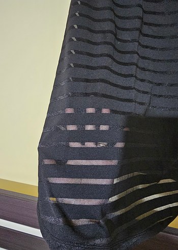 Kadın Siyah Pileli Midi  Etek - Görsel 3