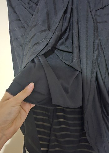 Kadın Siyah Pileli Midi  Etek - Görsel 4