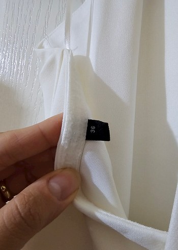 Sade Uzun Beyaz Straplez Elbise-Gelinlik - Görsel 5