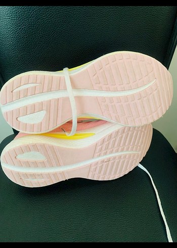 38 Beden pembe Renk Pembe Bağcıklı Kadın Spor Ayakkabı