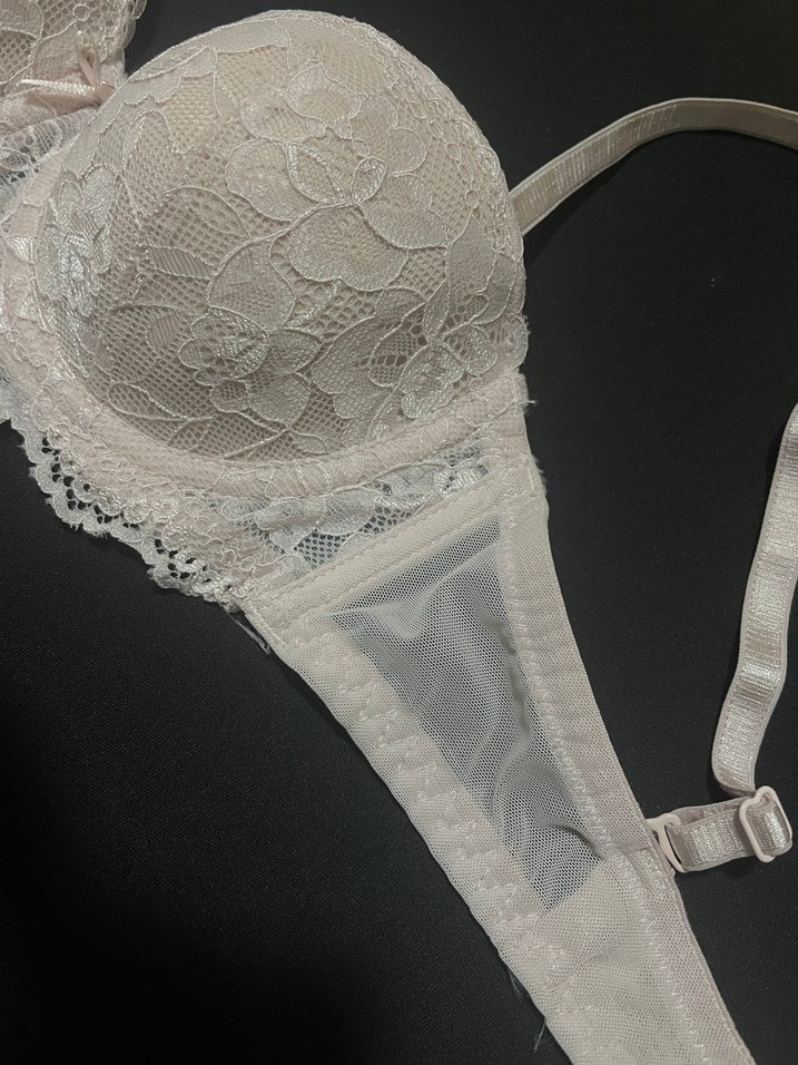 Beyaz Vintage Dantel Bohem Sütyen - Görsel 4