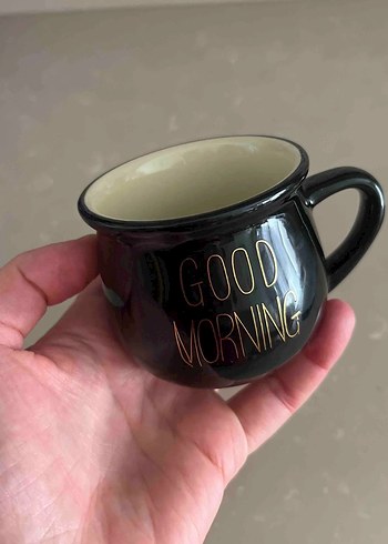 Kırmızı Good Morning Seramik Kupa - Görsel 3