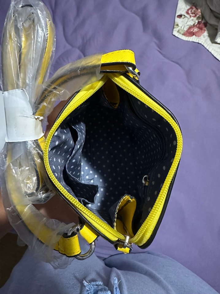 Sarı Minimalist Kadın Çanta - Görsel 3