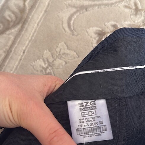 11-12 Yaş Beden lacivert Renk Erkek çocuk kumaş pantolon