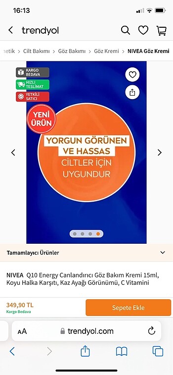 Nıvea kırışıklık karşıtı krem - Görsel 2