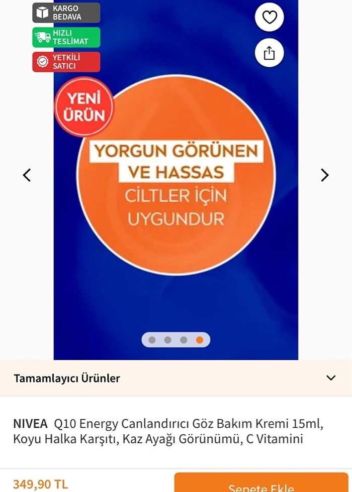 Nıvea kırışıklık karşıtı krem - Görsel 2